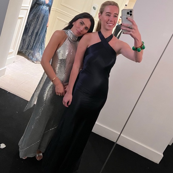 Galvan sequin halter neck gown - Picture 4 of 4